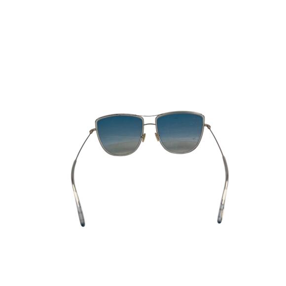 TOM FORD Blue Tinted TF759 Metal Frame Tina Sunglasses - Picture 4 of 8